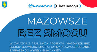 Ankieta dotycząca projektu &quot;Mazowsze bez smogu&quot;