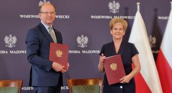 Podpisanie umowy na dofinansowanie budowy ul. Stokrotki i ul. Bocznej w Pilawie