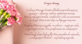 Życzenia z okazji Dnia Mamy