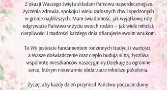 Życzenia z okazji Dnia Babci i Dnia Dziadka