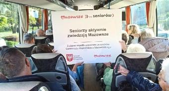 „Seniorzy aktywnie zwiedzają Mazowsze”