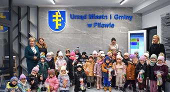 Wizyta przedszkolaków z gminy Górzno