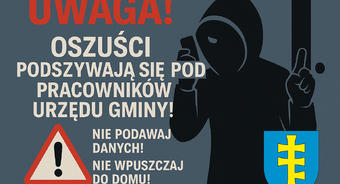 Uwaga na oszustów podających się za pracowników Urzędu!