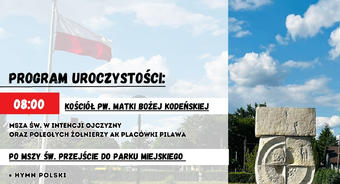Zaproszenie na obchody 86. rocznicy wybuchu II wojny światowej