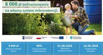 Złap deszczówkę i odbierz do 8 tys. zł dotacji! Rusza program Mikroretencja